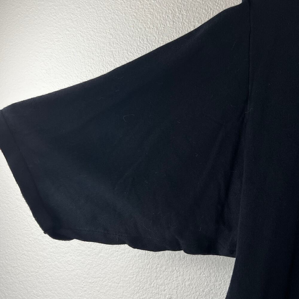 Alfani Side-Button Black Side Button Pullover Wom… - image 5